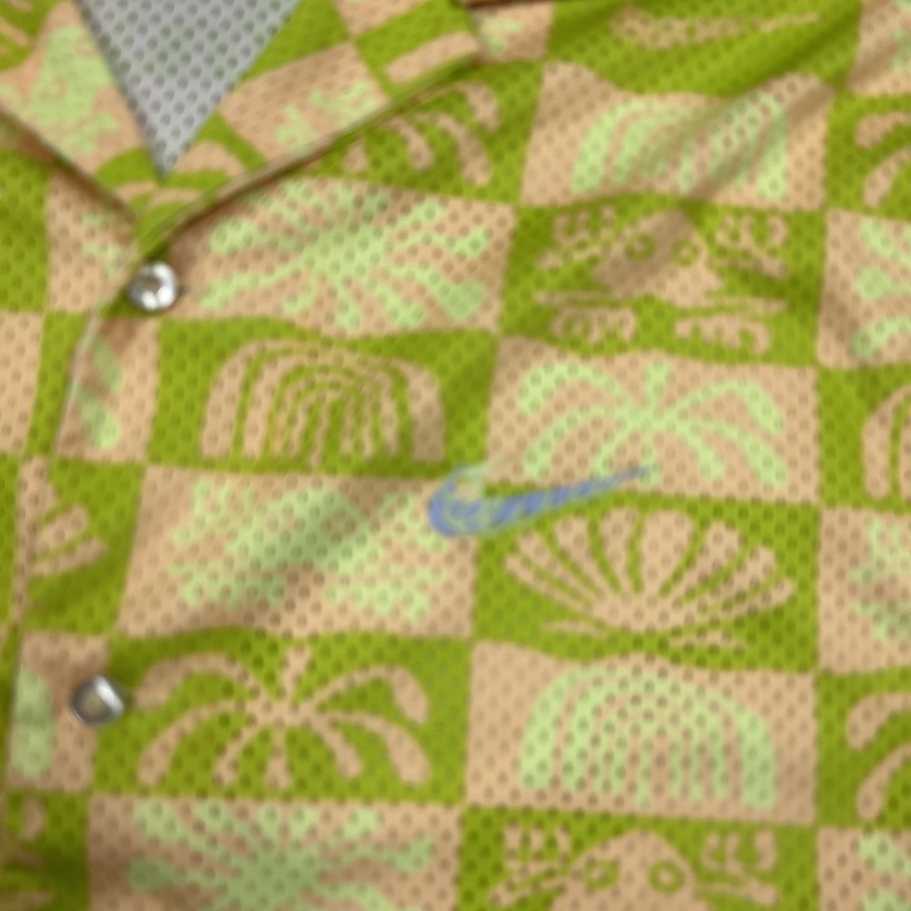 Nike Hawaiian Mesh Spring Break Shirt Mens Size Small Dri-Fit Performance Camp - Picture 3 of 11